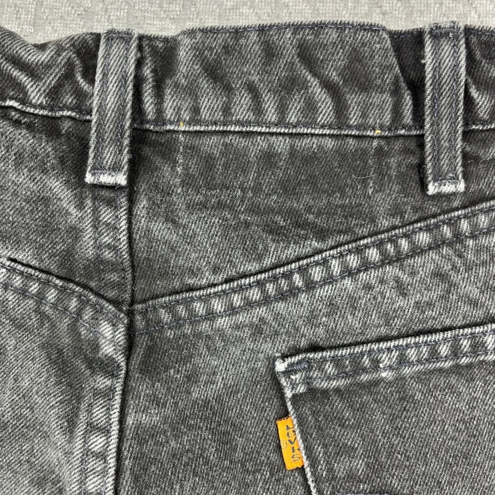 Vintage Levi 550 orange tab Jeans Kids‎ Youth JR 29X32 Fits 26X31 Black Relaxed